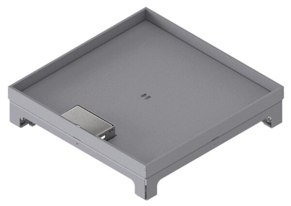 Produktbild UBD 324 201  -  Unterflur-Bodendose UBD 320 inkl. Deckel mit Kante, geschlossen, 20mm Vertiefung und 1 Schnurauslass